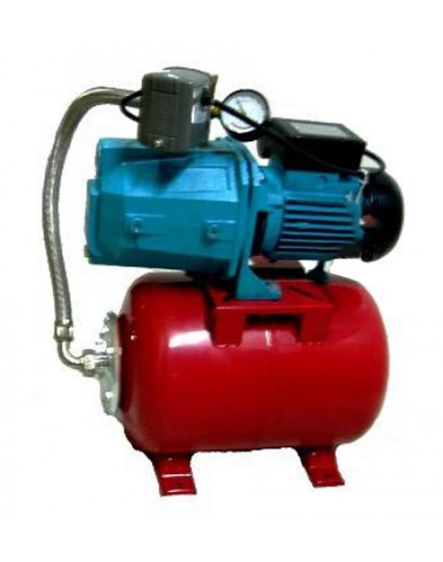 Πιεστικό συγκρότημα JET 1,0 hp/1'' x 1''/220 volt - με δοχείο 24 λίτρα οριζόντιο